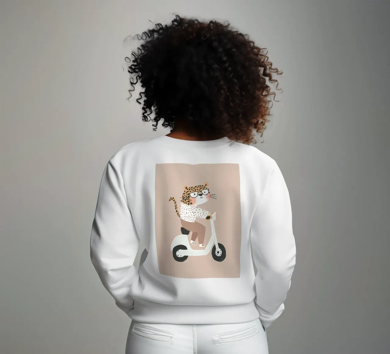 Ghepardo in scooter felpa da Littleleo