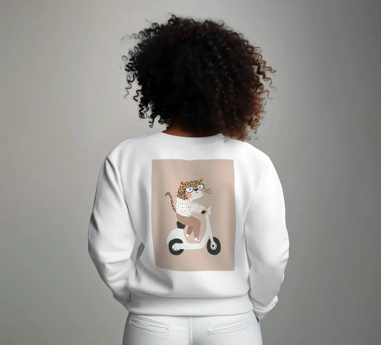 Ghepardo in scooter felpa da Littleleo