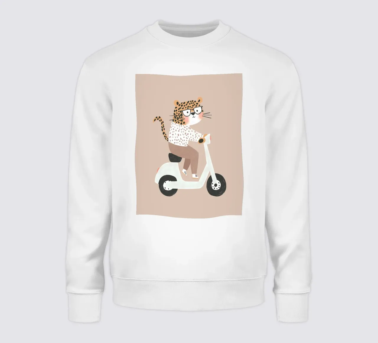 Ghepardo in scooter felpa da Littleleo