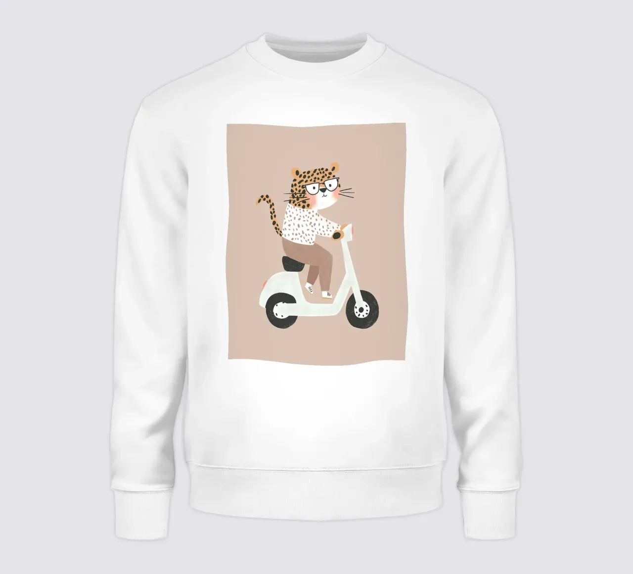 Ghepardo in scooter felpa da Littleleo