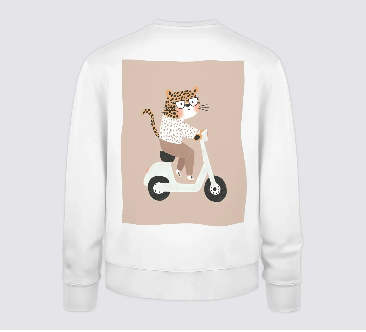 Ghepardo in scooter felpa da Littleleo