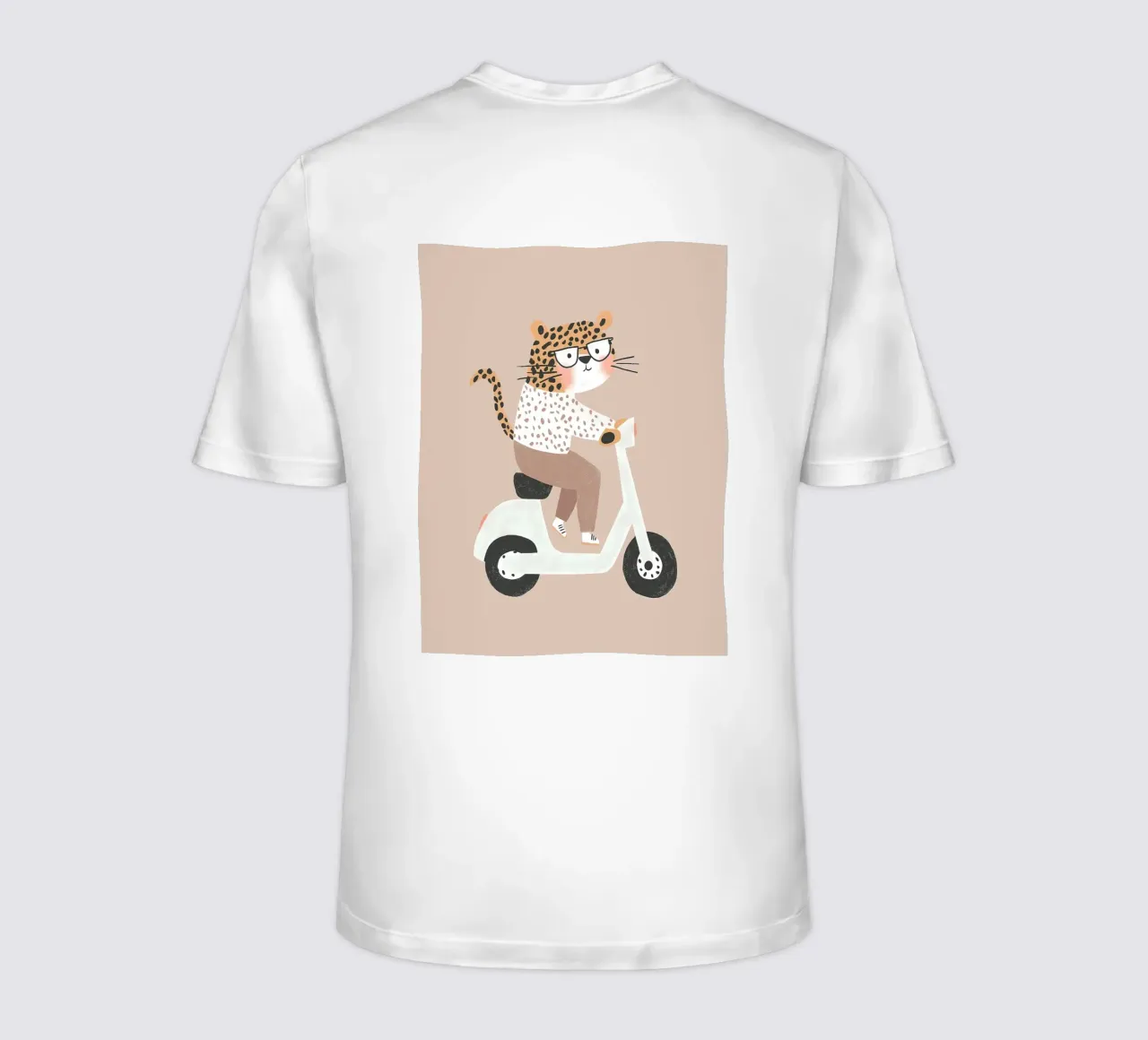 Ghepardo in scooter t-shirt da Littleleo