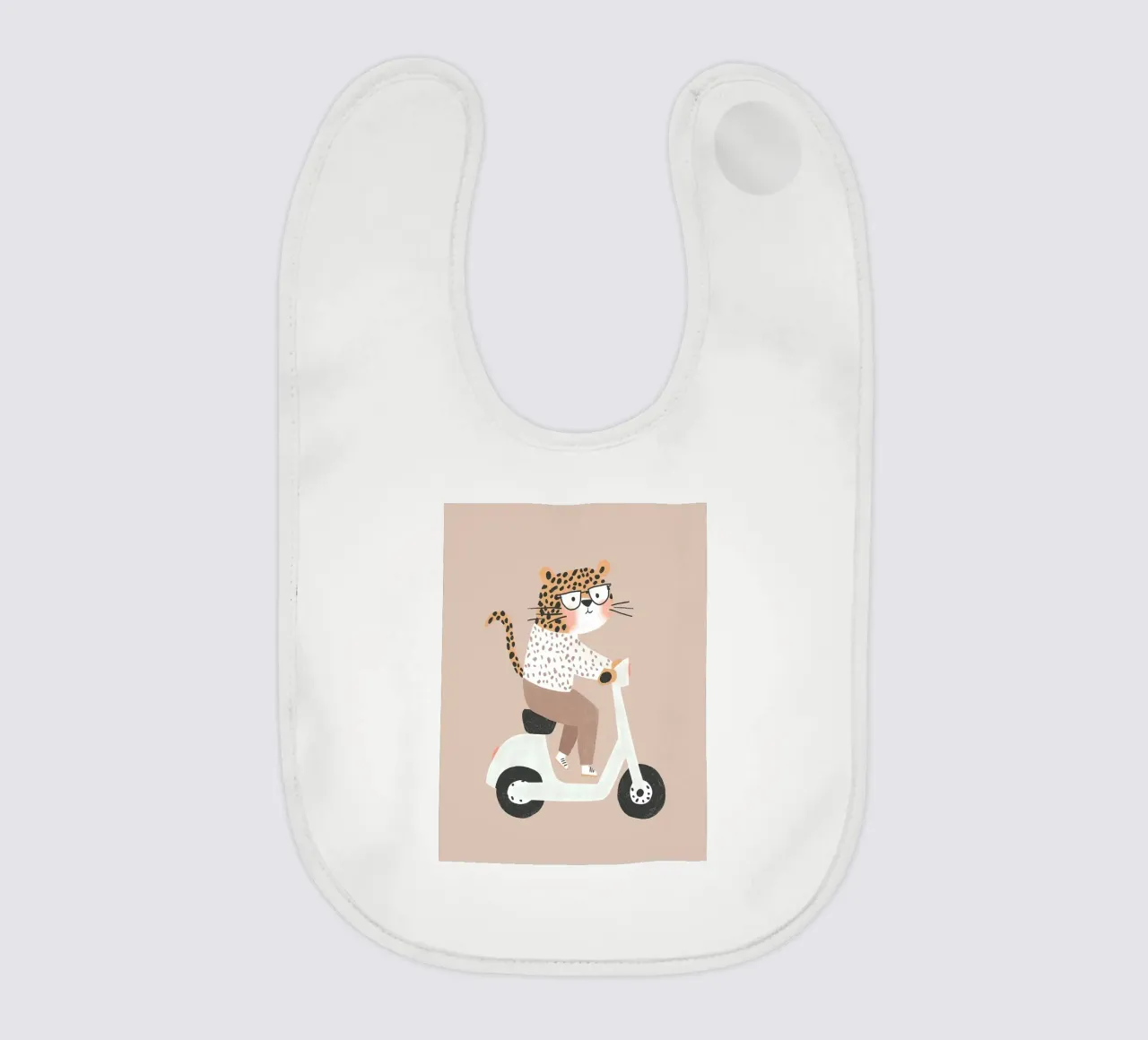 Ghepardo in scooter bavaglino da Littleleo