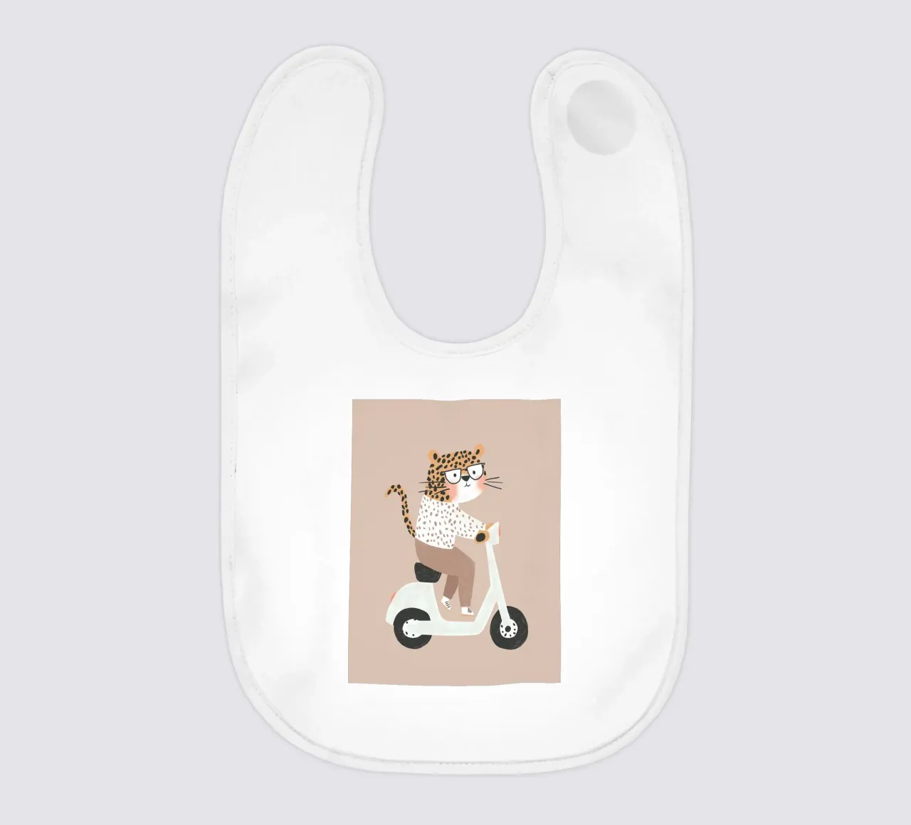 Ghepardo in scooter bavaglino da Littleleo