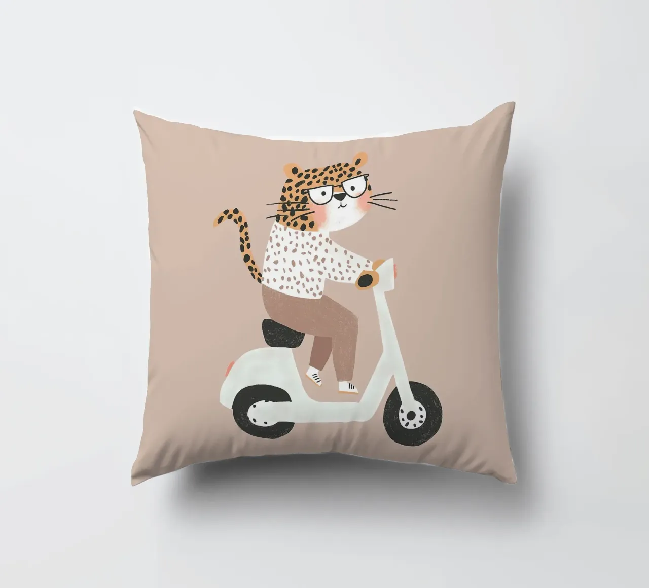Ghepardo in scooter cuscino da Littleleo