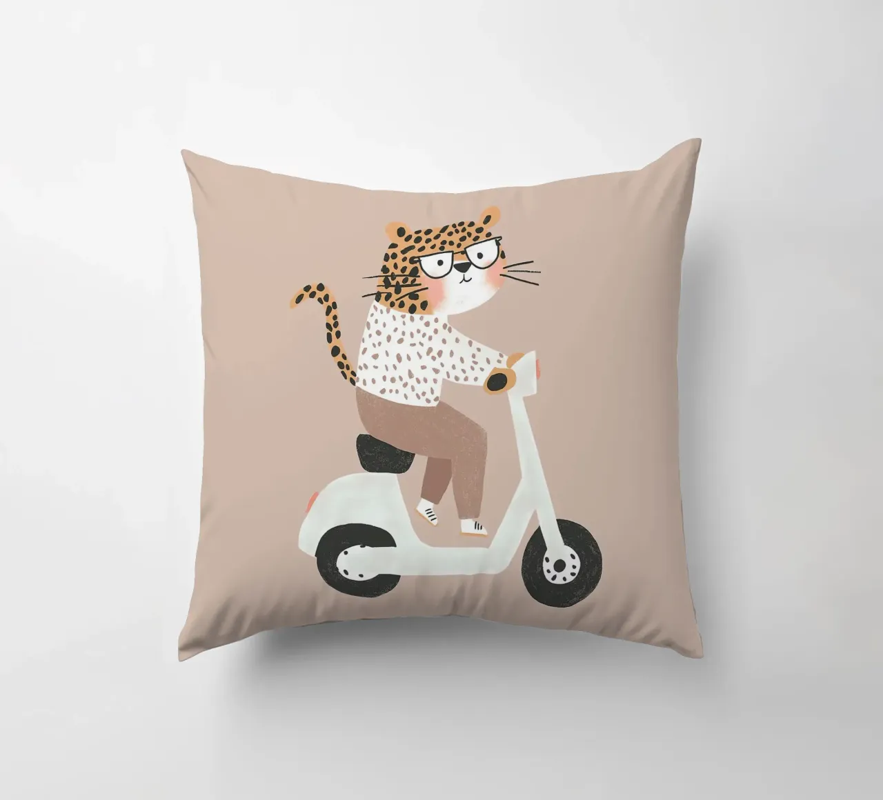 Ghepardo in scooter cuscino da Littleleo