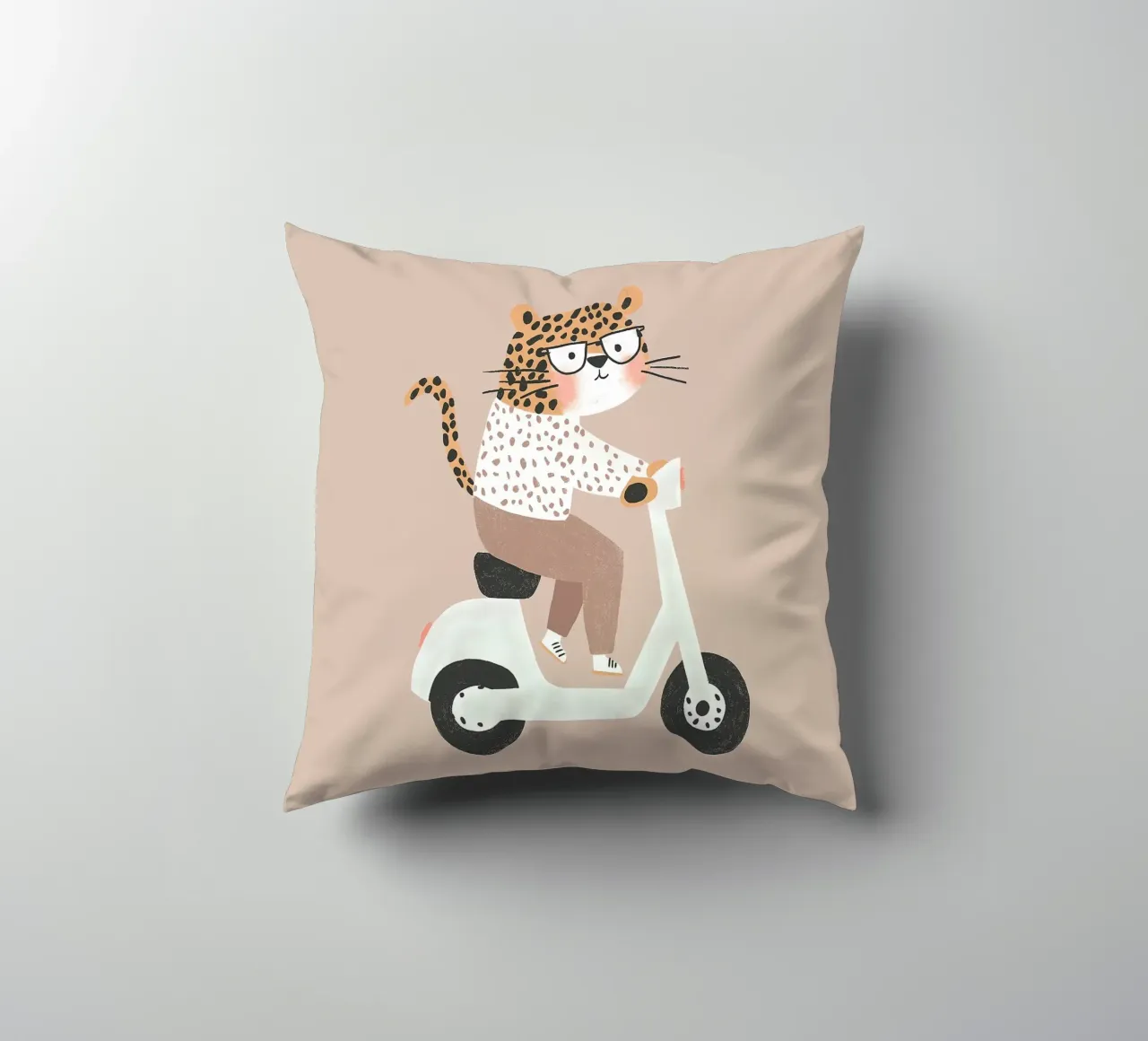 Ghepardo in scooter cuscino da Littleleo