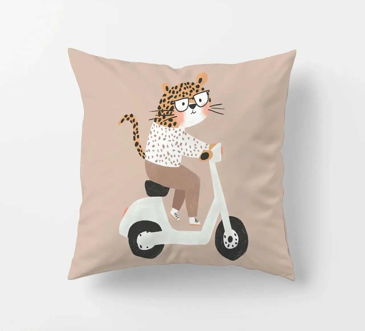 Ghepardo in scooter cuscino da Littleleo