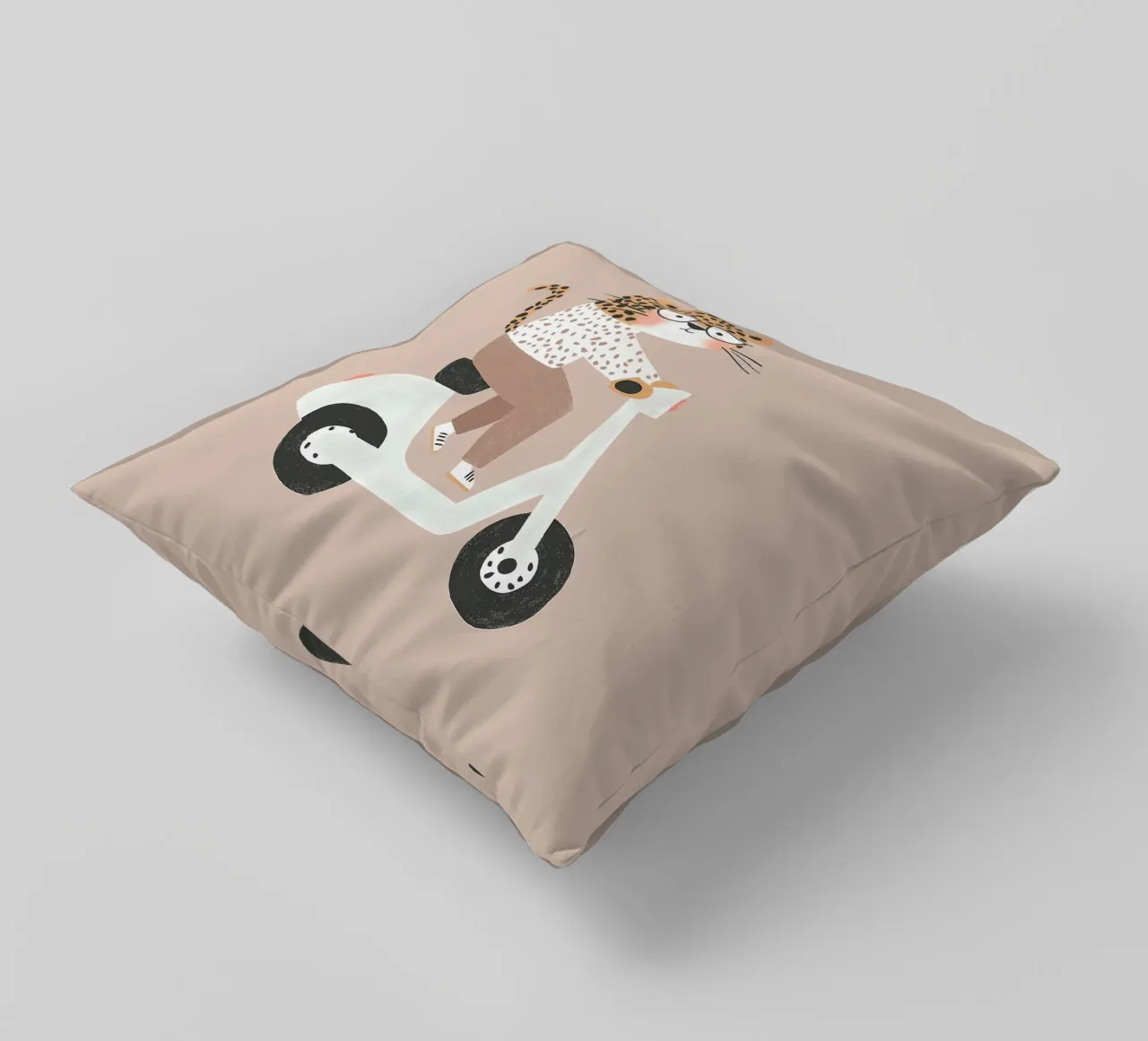 Ghepardo in scooter cuscino da Littleleo