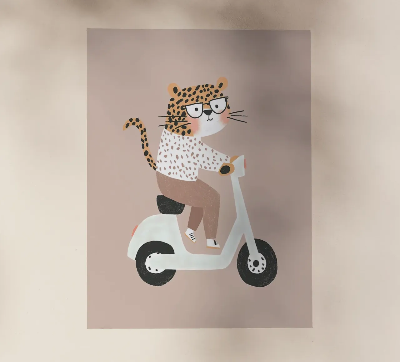 Ghepardo in scooter pellicola backlit da Littleleo