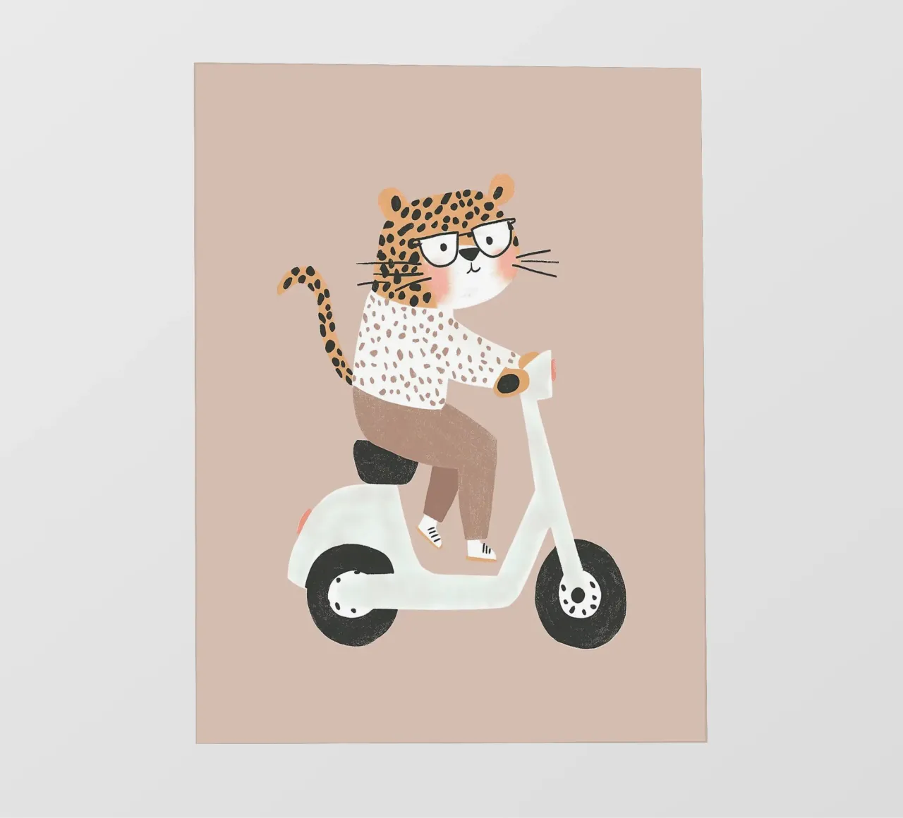 Ghepardo in scooter telo in pvc da Littleleo