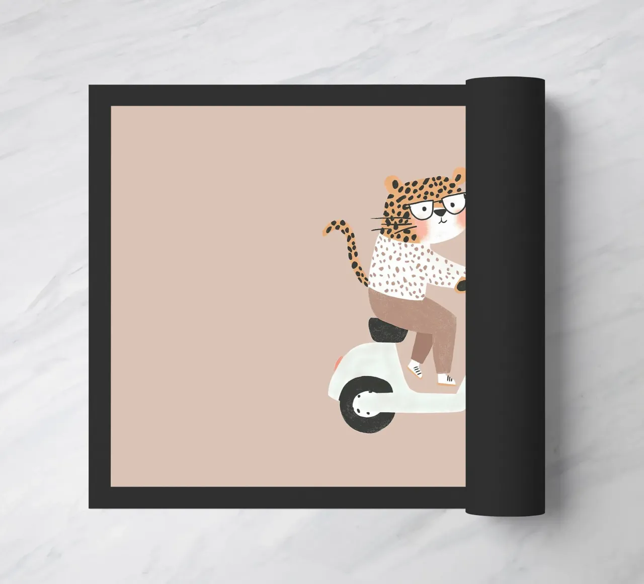 Ghepardo in scooter zerbino da Littleleo