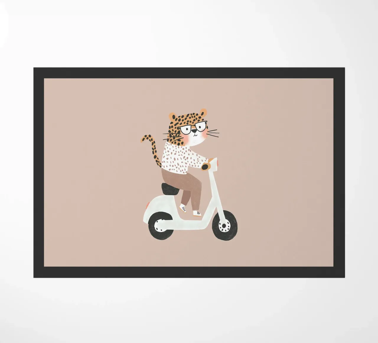 Ghepardo in scooter zerbino da Littleleo