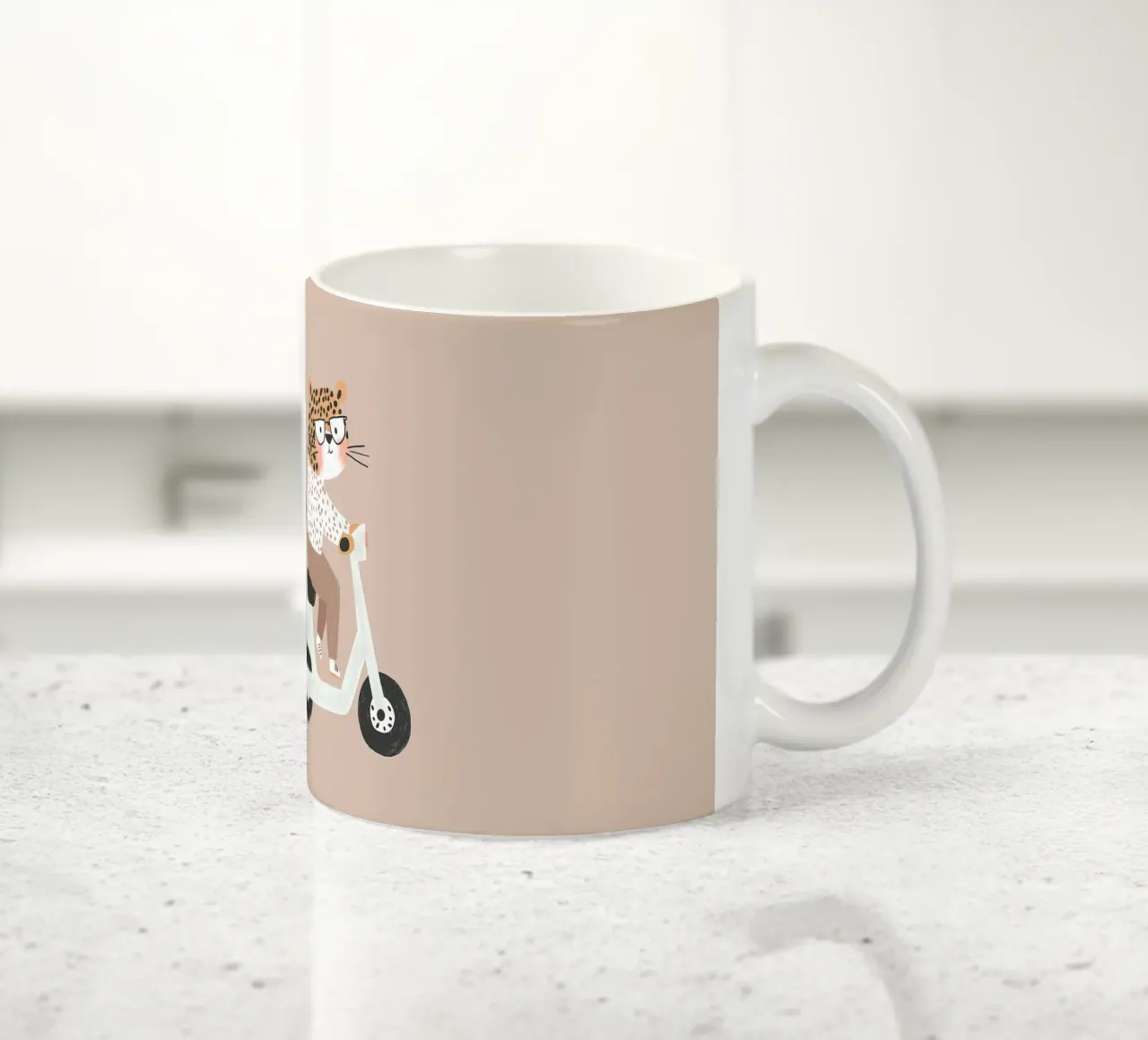 Ghepardo in scooter tazza in ceramica da Littleleo