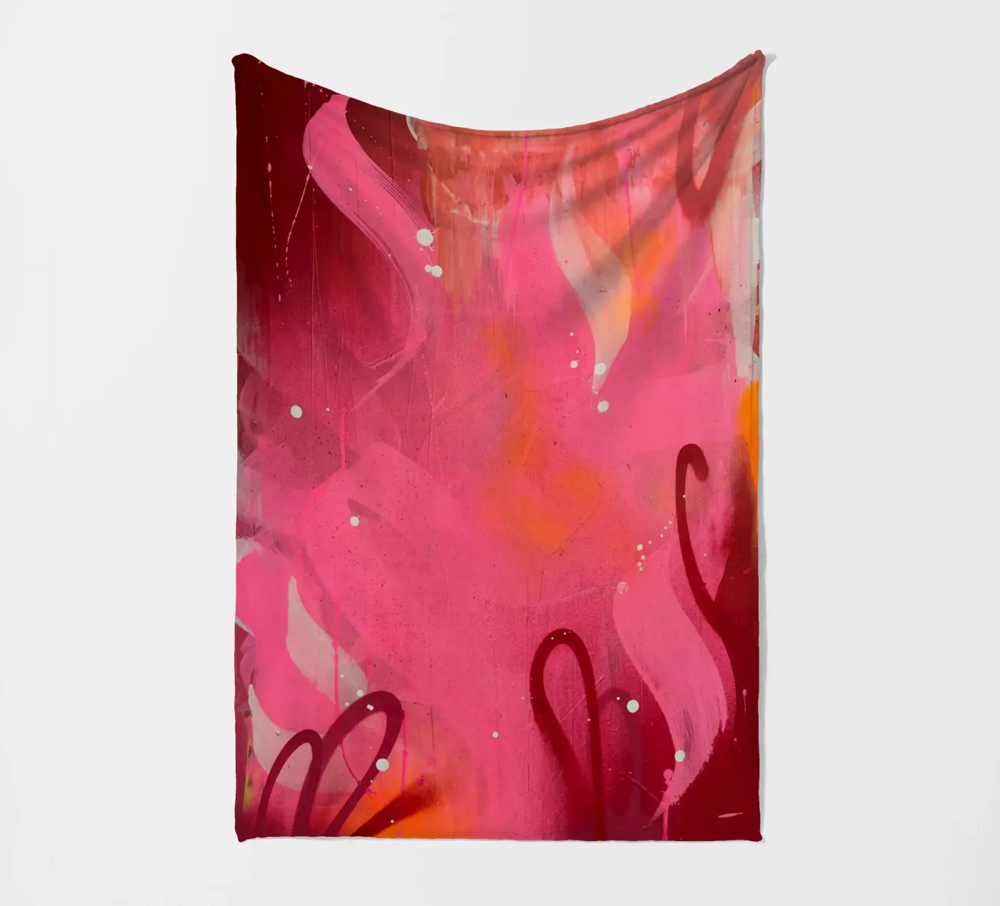 Pink Hell Fleecedecke von UrbanART