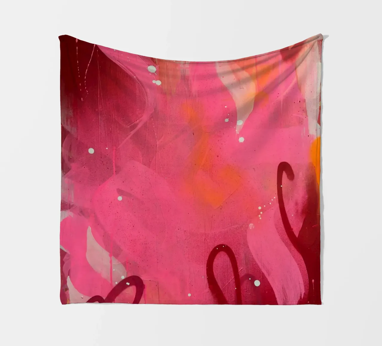 Pink Hell Fleecedecke von UrbanART