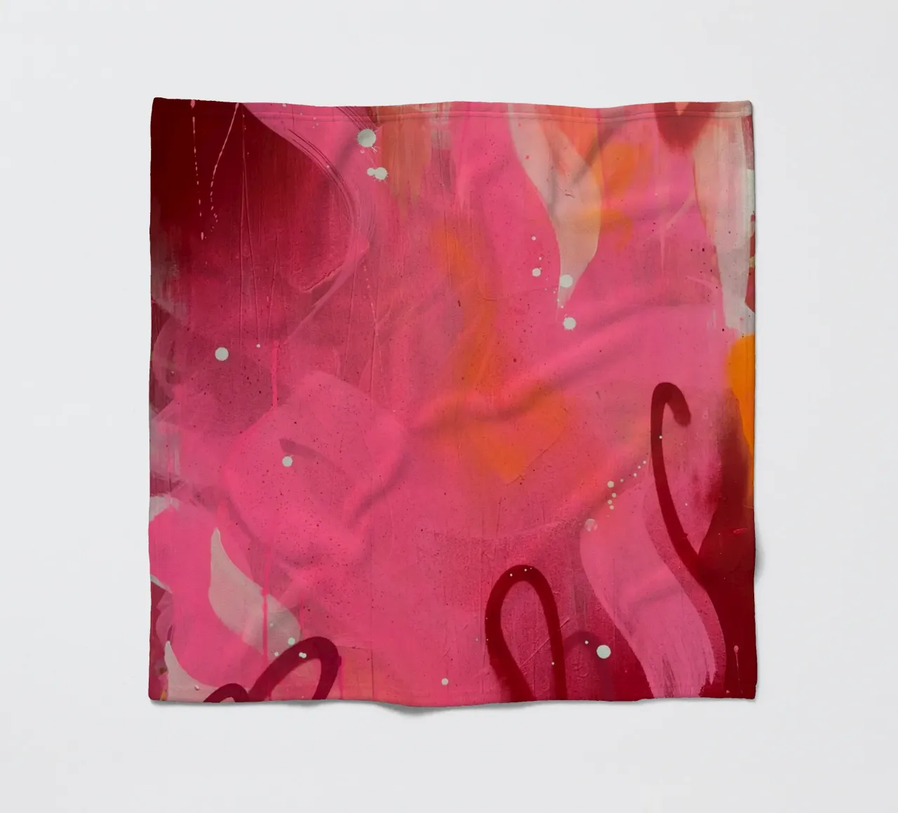 Pink Hell Fleecedecke von UrbanART