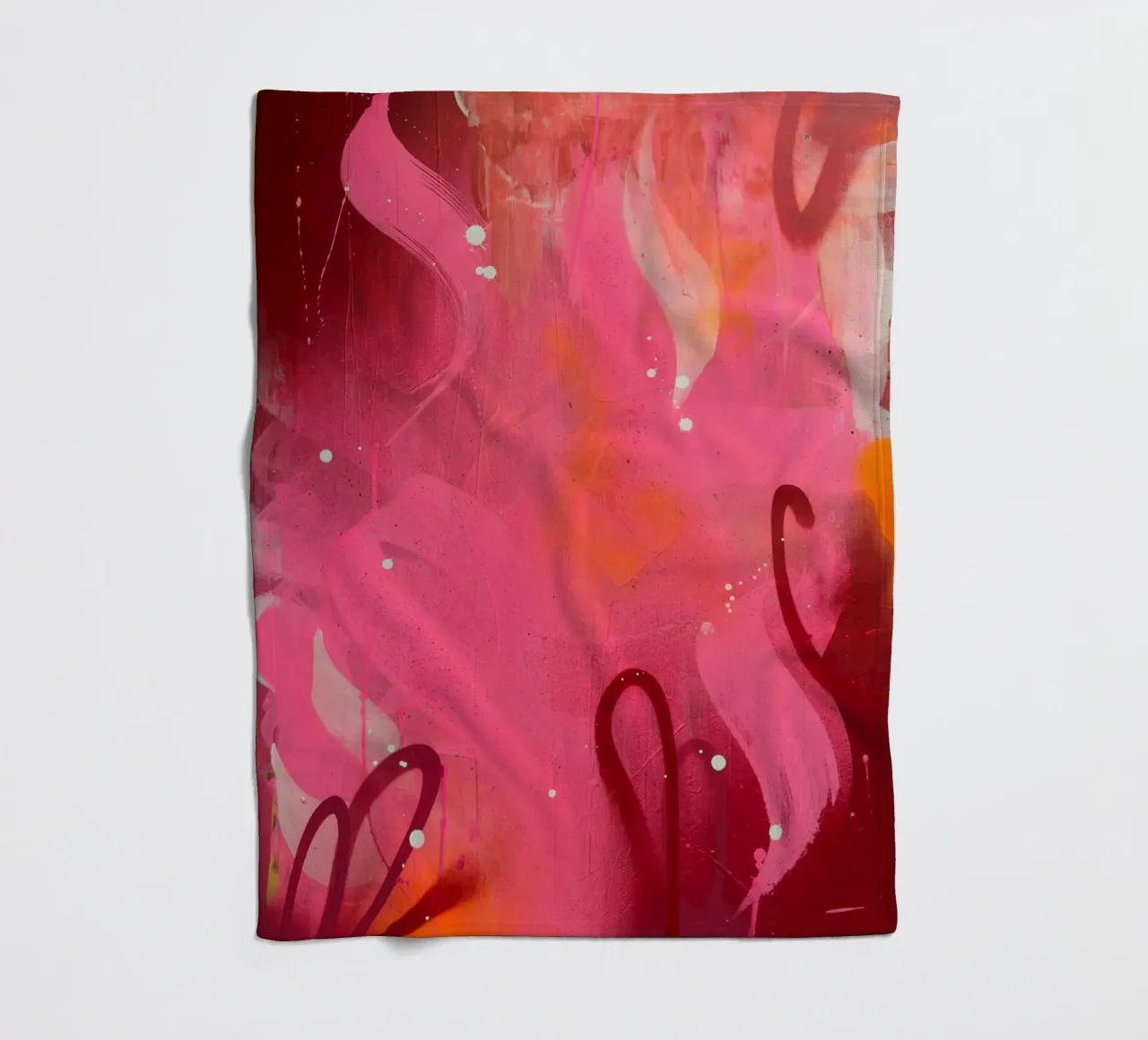 Pink Hell Fleecedecke von UrbanART