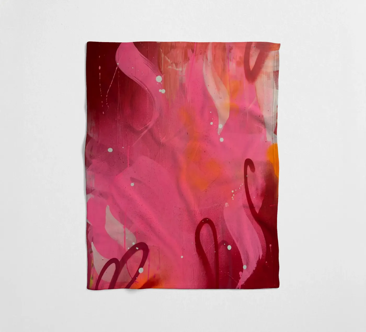 Pink Hell Fleecedecke von UrbanART