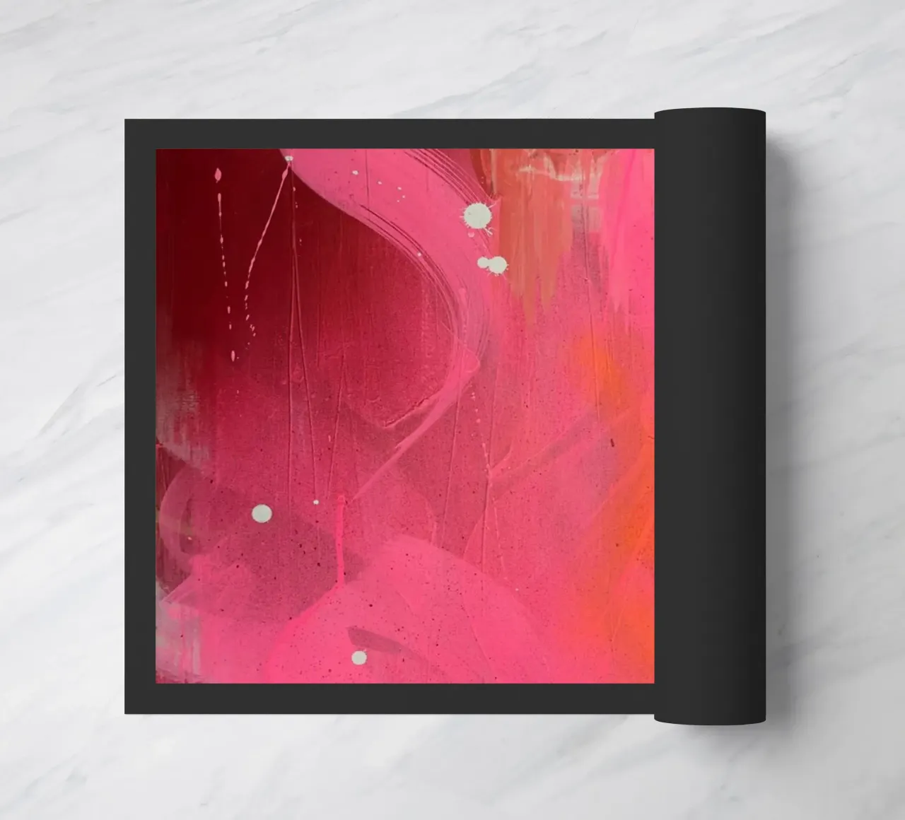 Pink Hell doormat by UrbanART