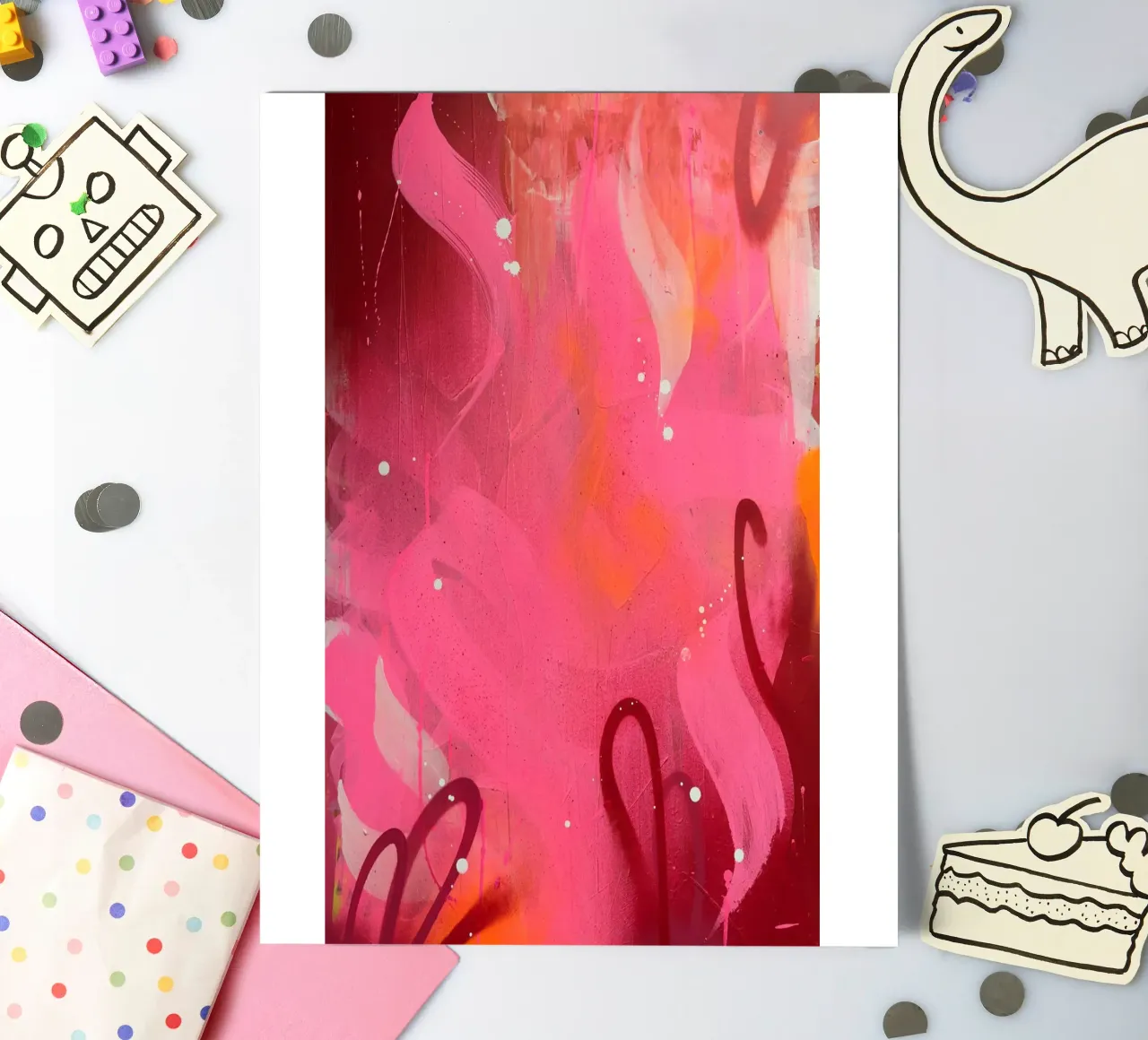 Pink Hell sticker sheet by UrbanART