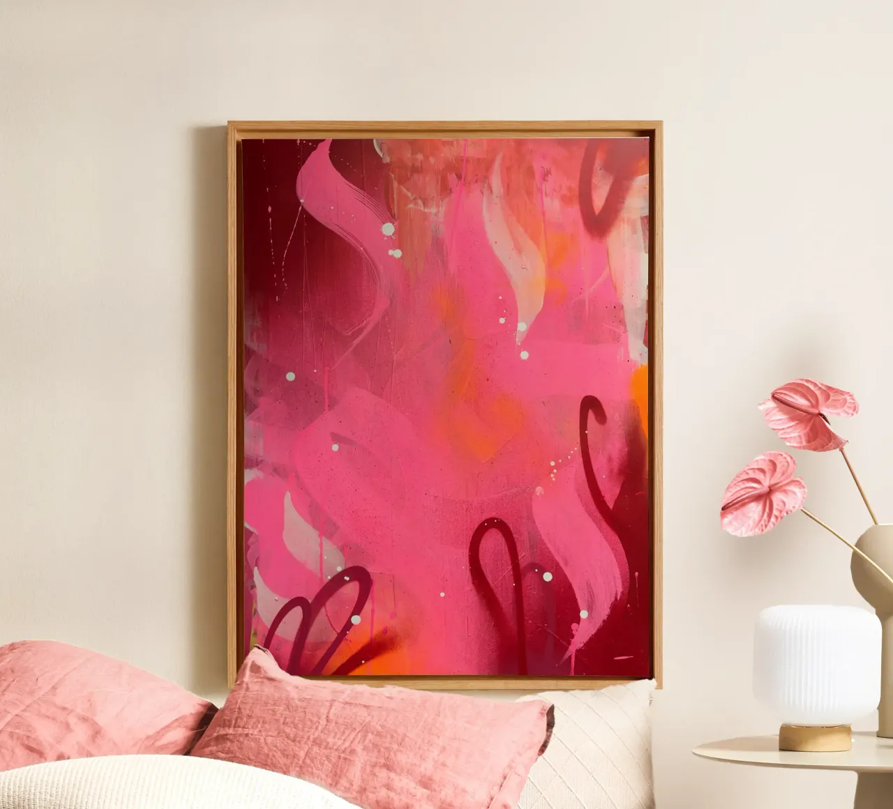 Pink Hell tela da UrbanART