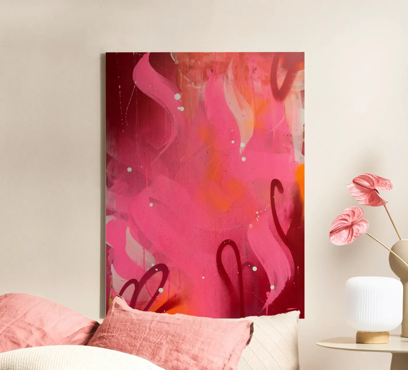 Pink Hell canvas van UrbanART