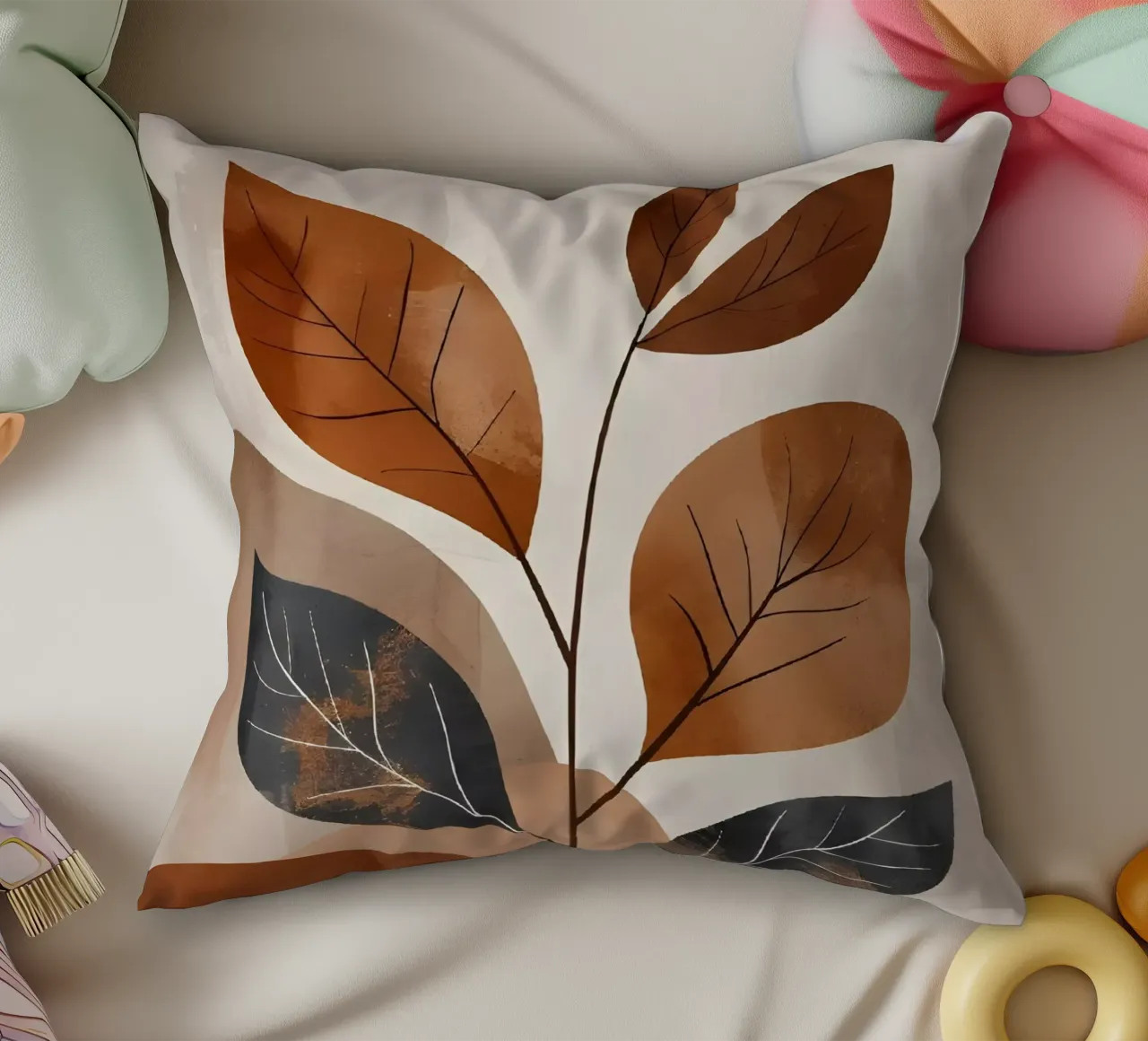 Autumnal Elegance decorative cushion by Artistic-shop