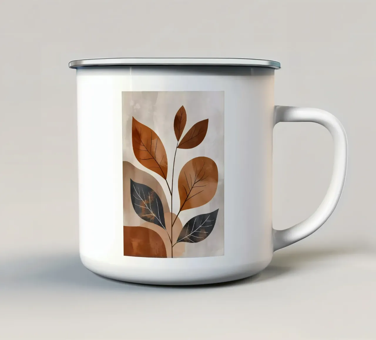 Eleganza autunnale tazza in smalto da Artistic-shop