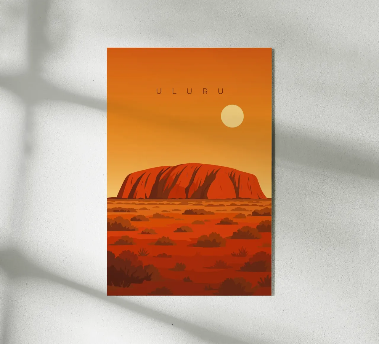 Uluru - Ayers Rock plexiglass da minimalist designs