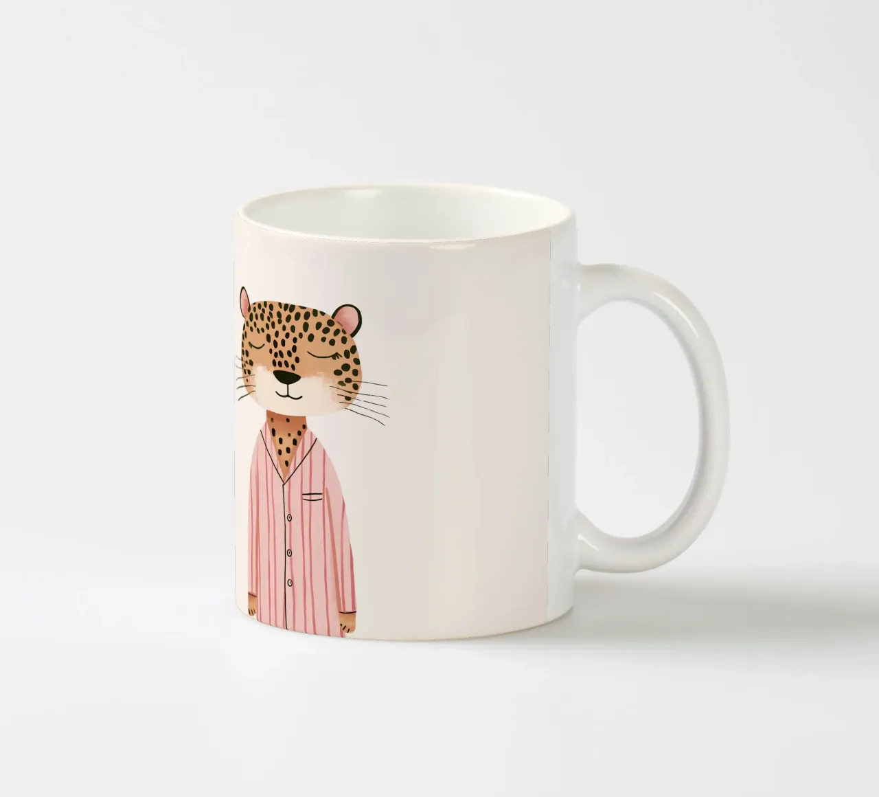 Ghepardo in pigiama tazza in ceramica da Littleleo