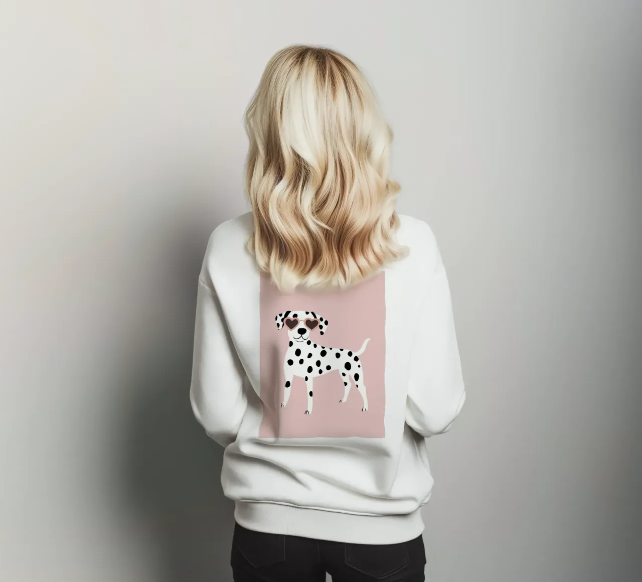 Dalmata con occhiali da sole felpa da Littleleo