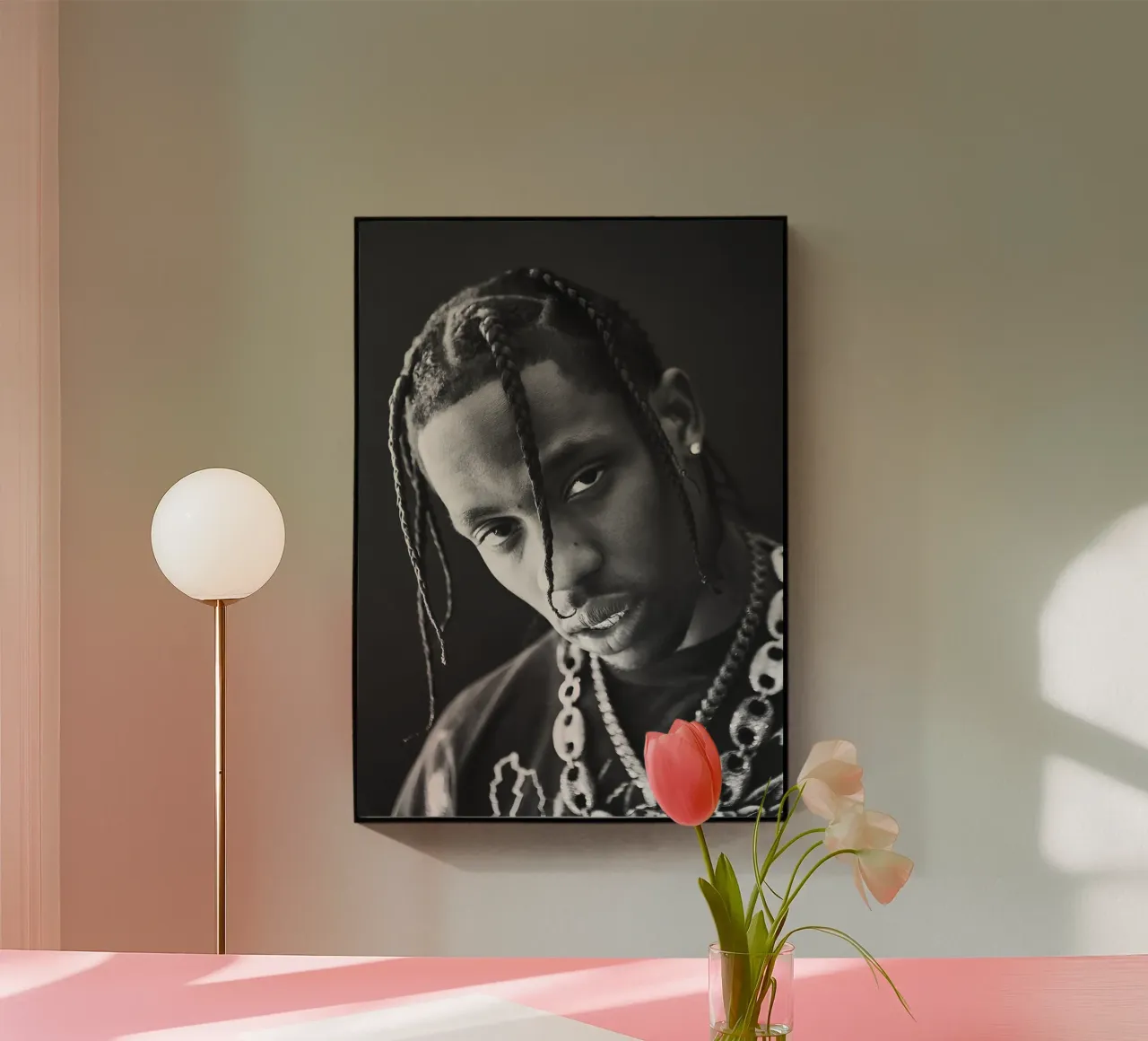 Travis Scott plexiglass da Music Vibes