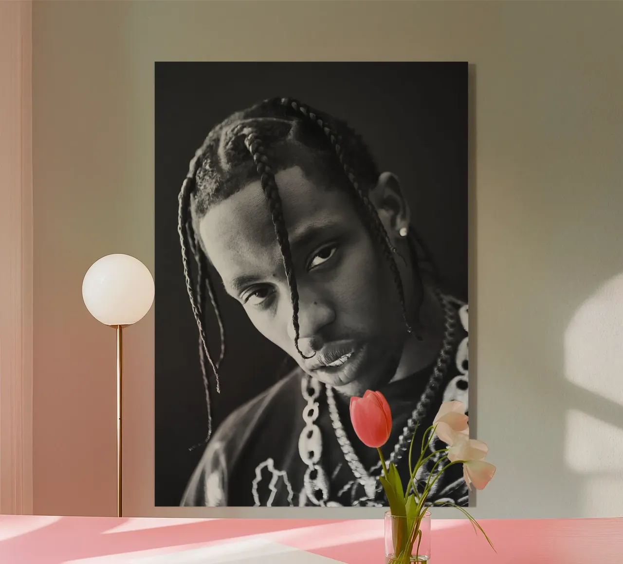 Travis Scott plexiglass da Music Vibes