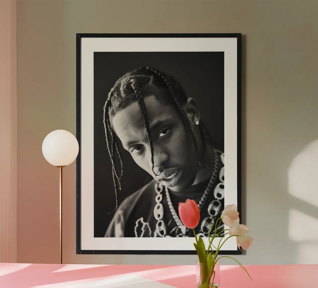 Travis Scott carta hahnemühle da Music Vibes