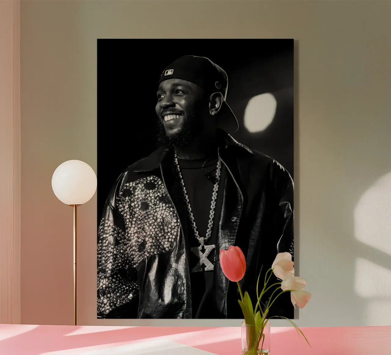 Kendrick Lamar plexiglass da Music Vibes