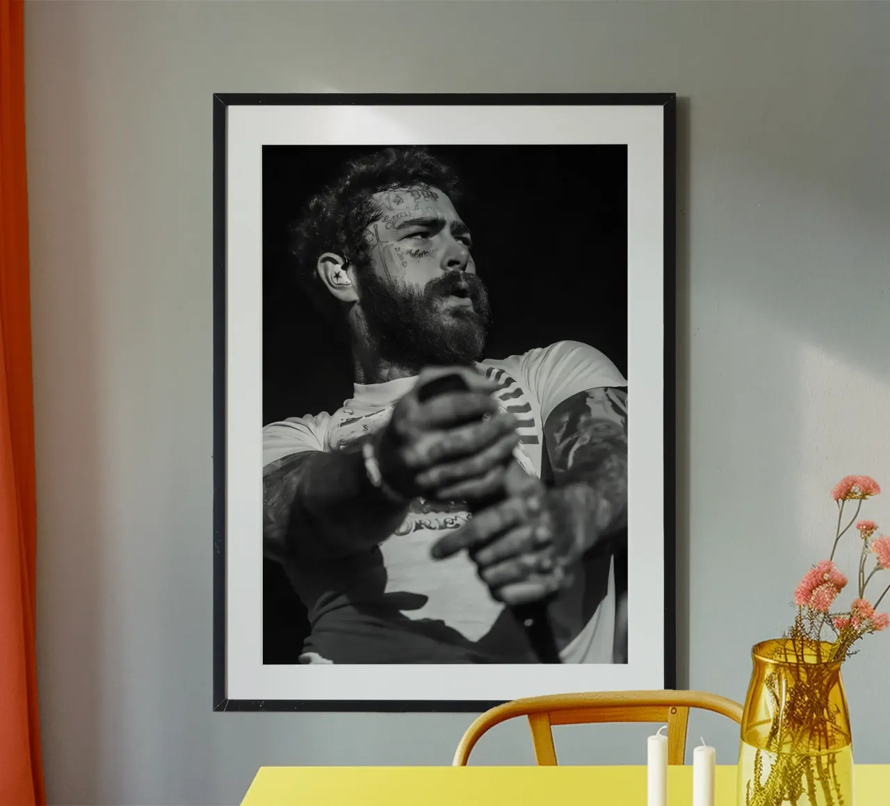 Post Malone poster da Music Vibes