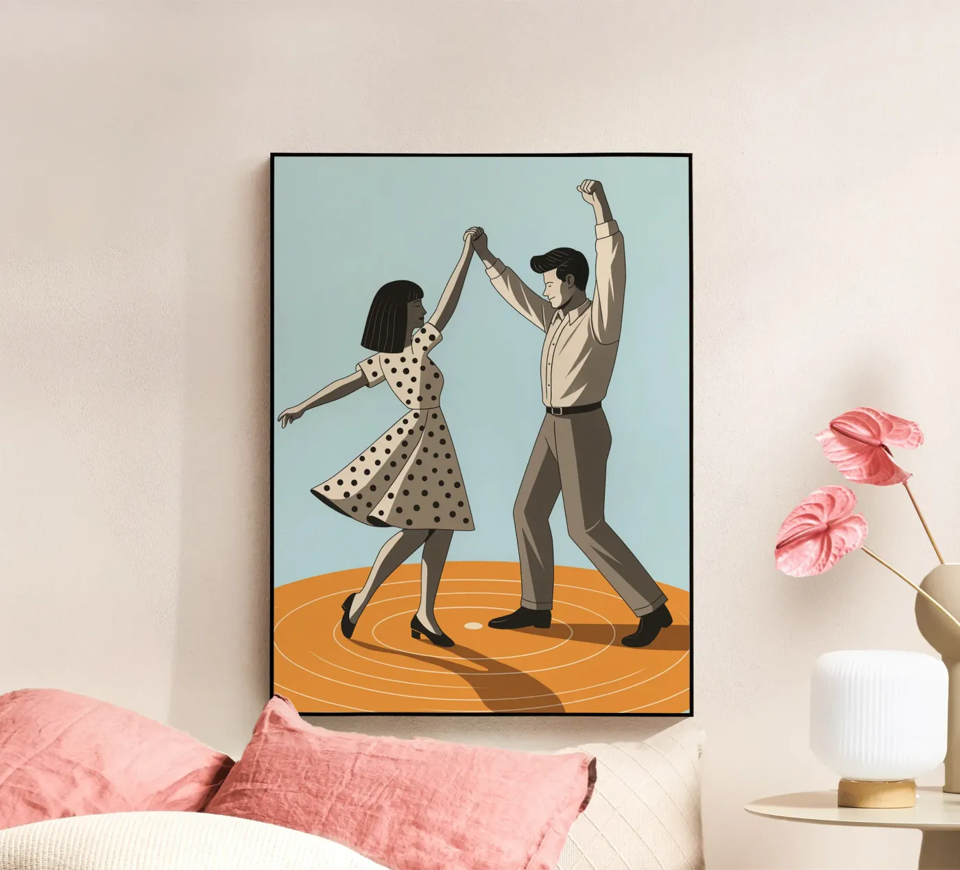 couple dancing plexiglas de the gendels