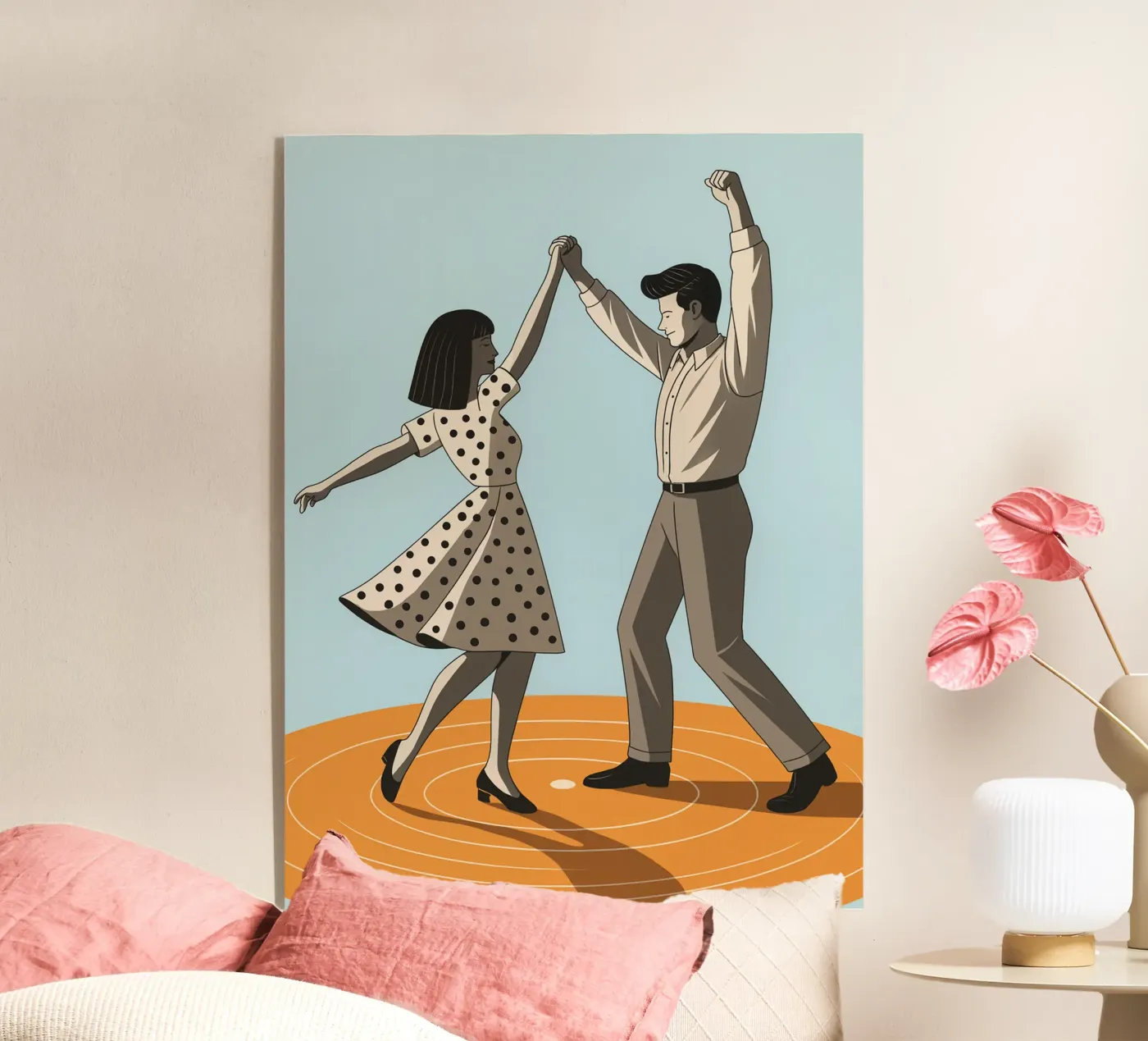 couple dancing plexiglas de the gendels