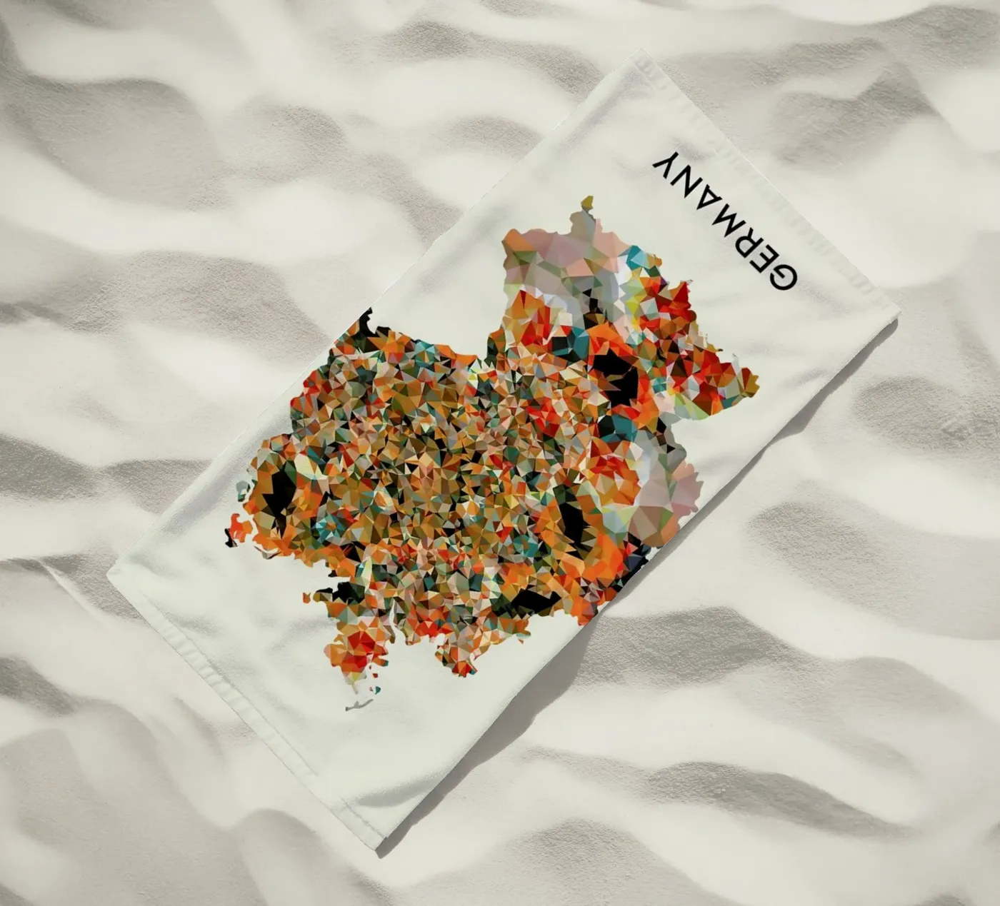 Germany beach towel by In Full Color