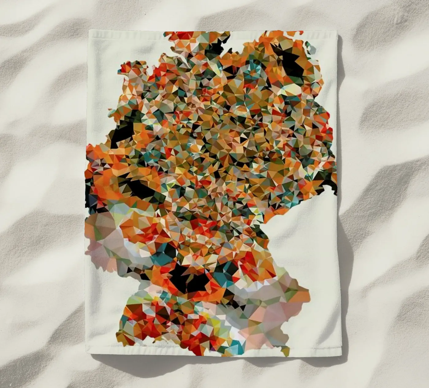 Germany beach towel by In Full Color