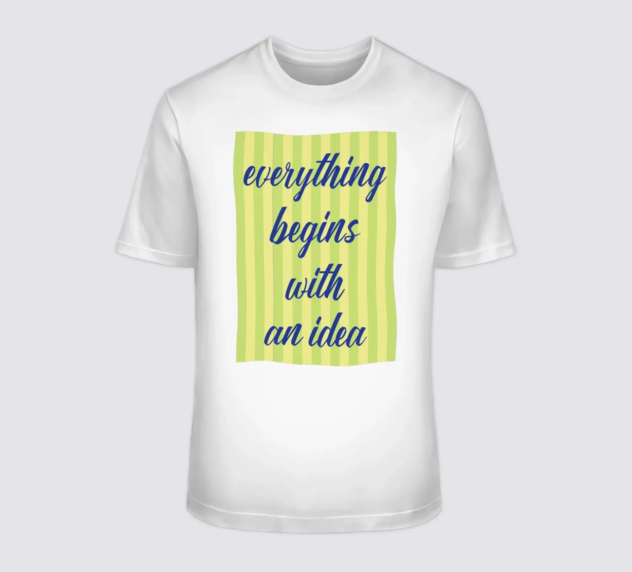 alles begint met een idee t-shirt van the gendels