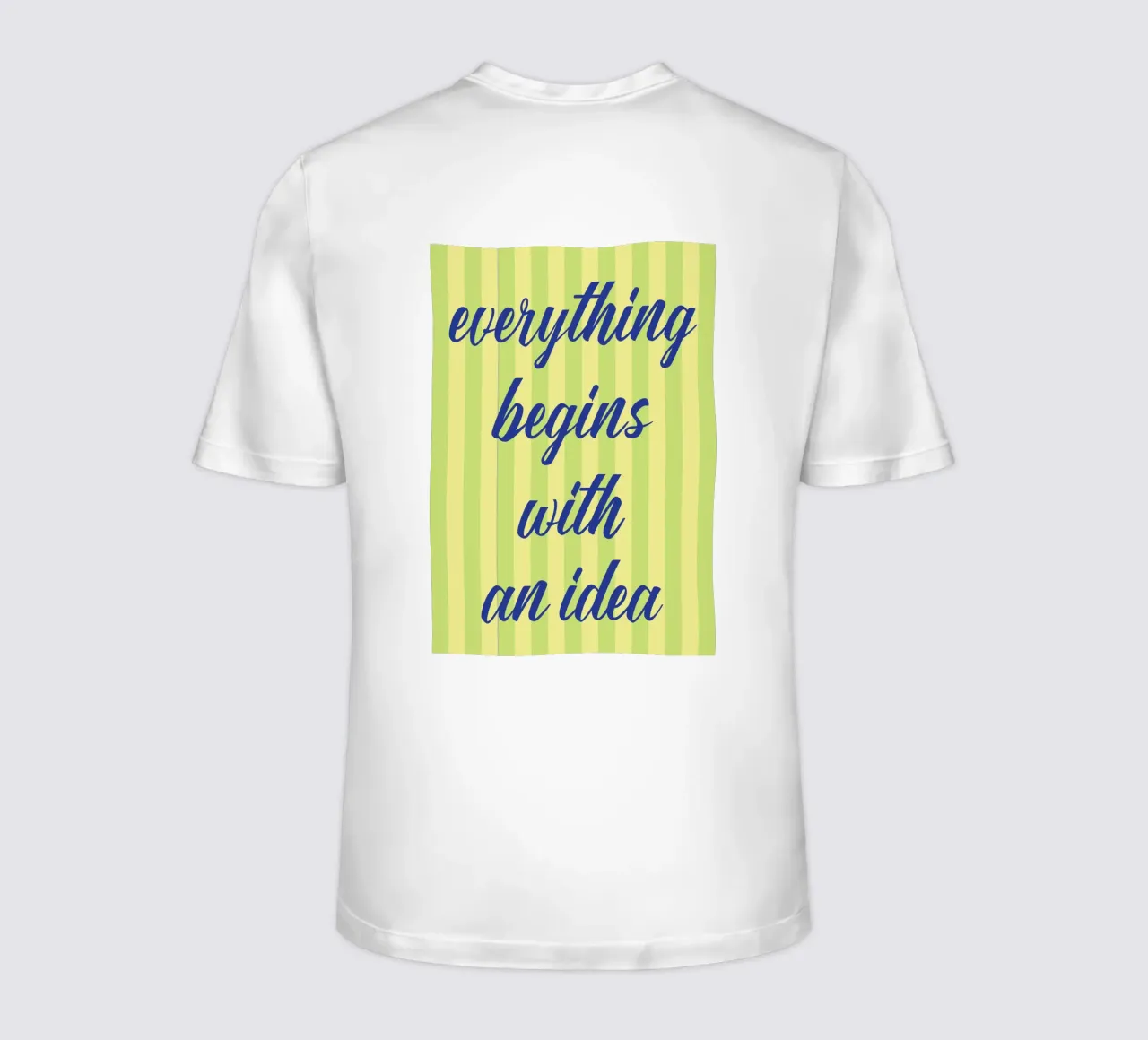 alles begint met een idee t-shirt van the gendels