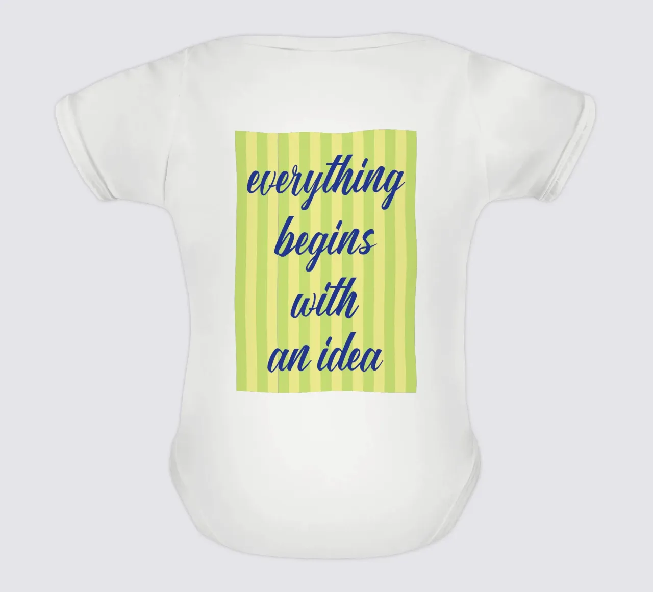 Tutto inizia con un'idea body neonato maniche corte da the gendels