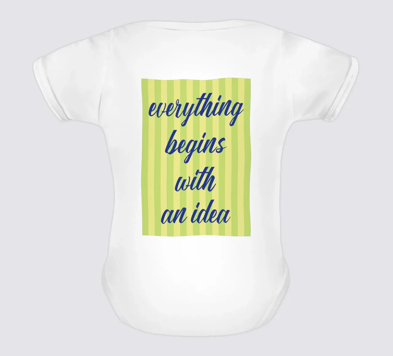 Tutto inizia con un'idea body neonato maniche corte da the gendels