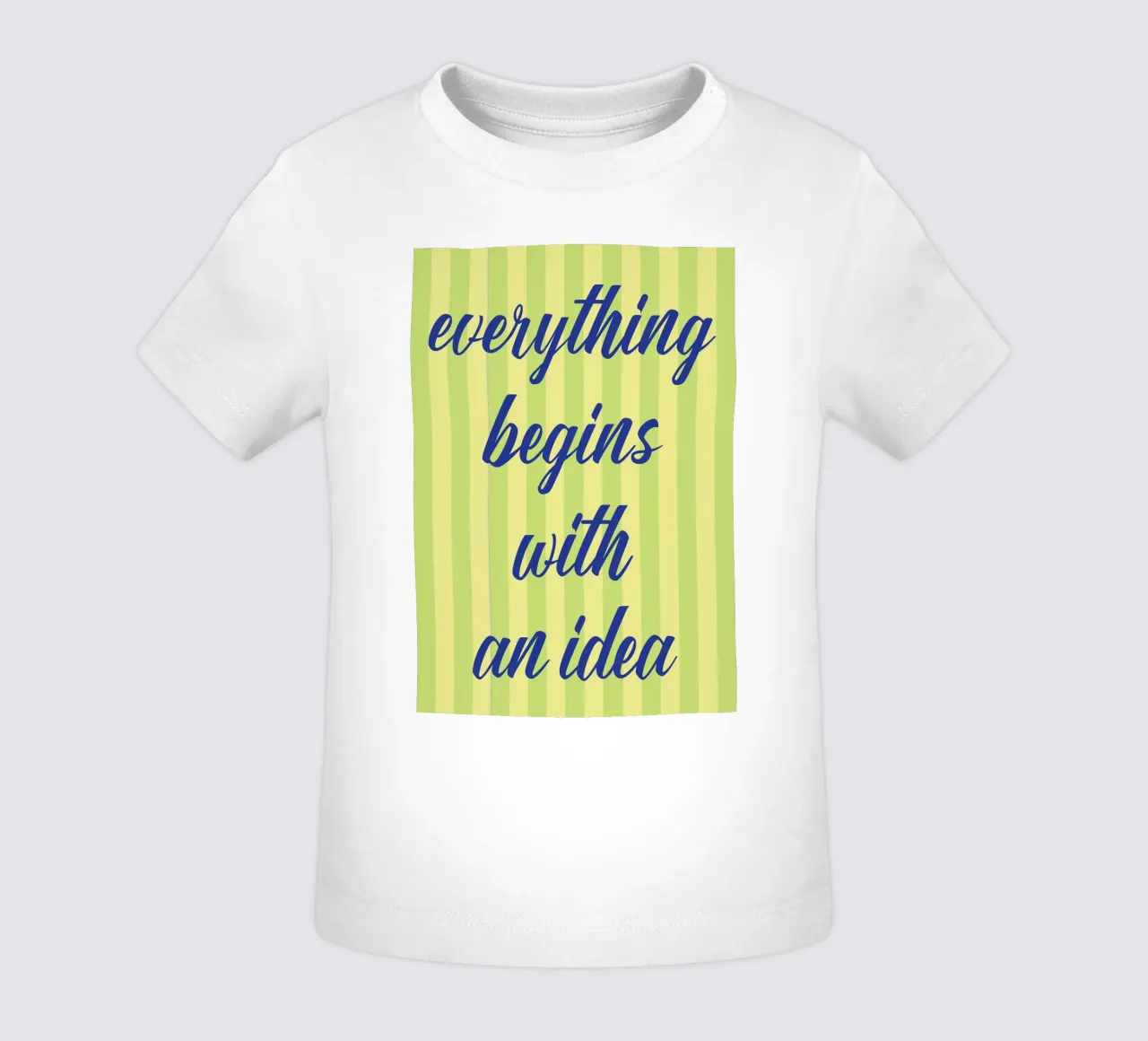 Tutto inizia con un'idea maglietta neonato da the gendels