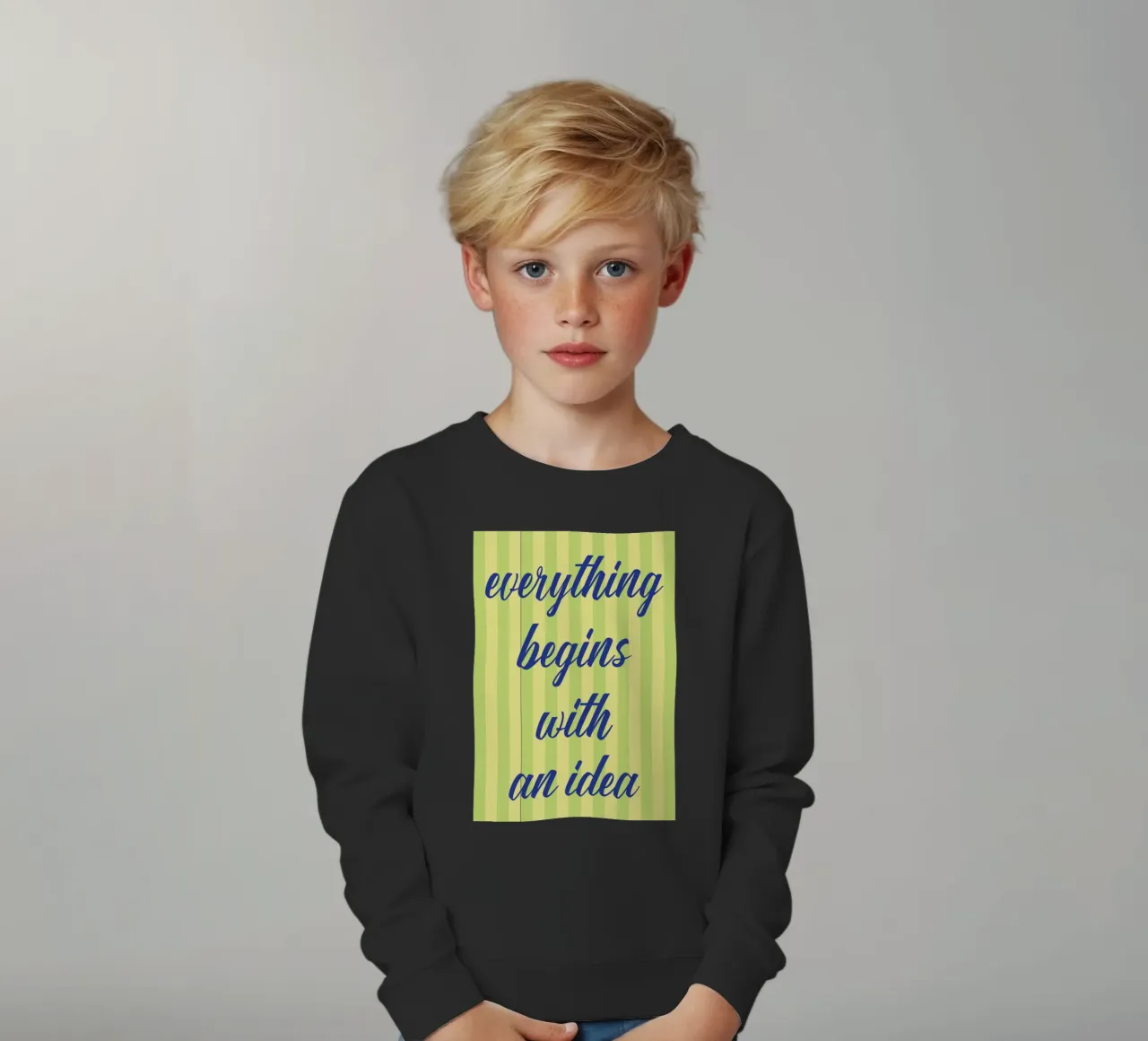 Tutto inizia con un'idea felpa bambino da the gendels