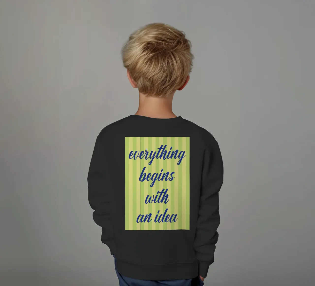 Tutto inizia con un'idea felpa bambino da the gendels