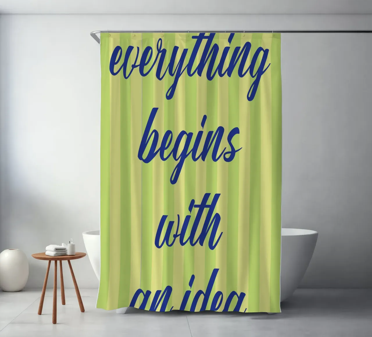 Tutto inizia con un'idea tenda da doccia da the gendels