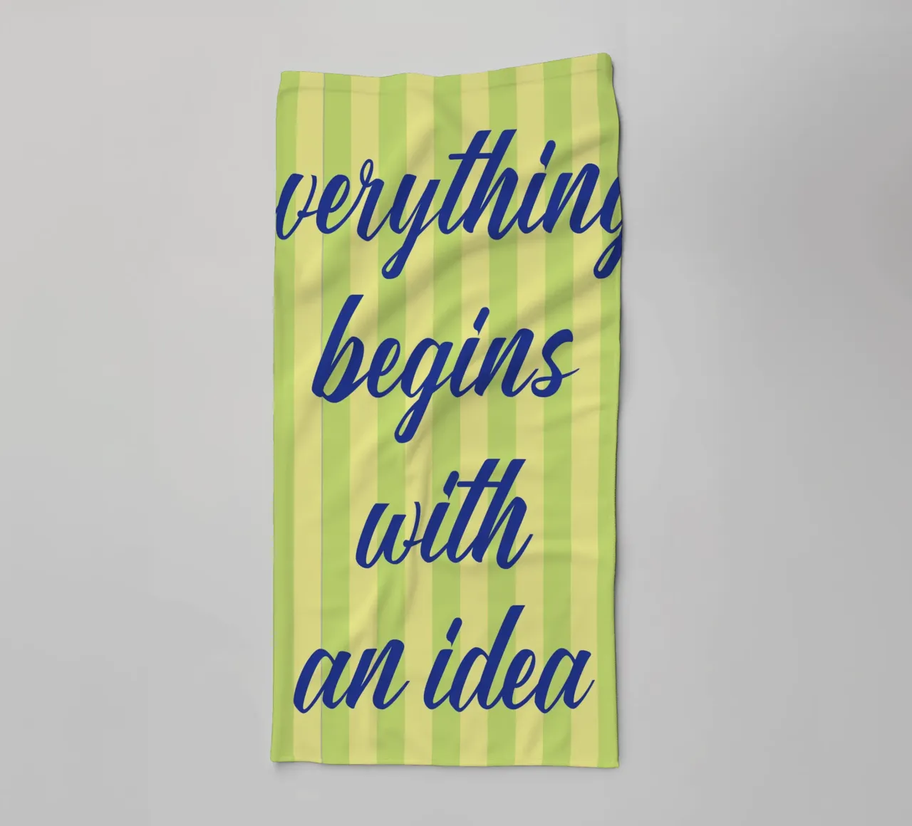 Tutto inizia con un'idea asciugamano da bagno da the gendels